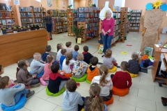 Zajęcia  biblioteczne w Grupie 4